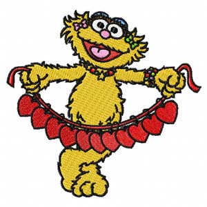 Sesame Street machine embroidery design